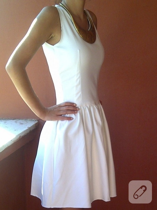 Yazlık beyaz elbise
