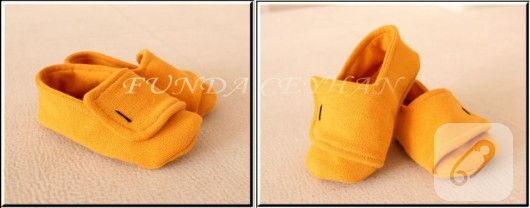 Bebek ayakkabısı yapımı