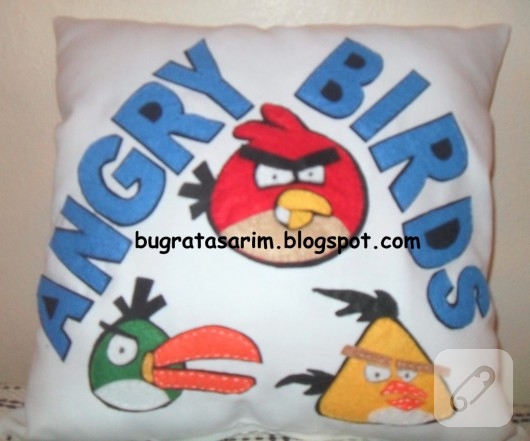 Angry Birds yastık