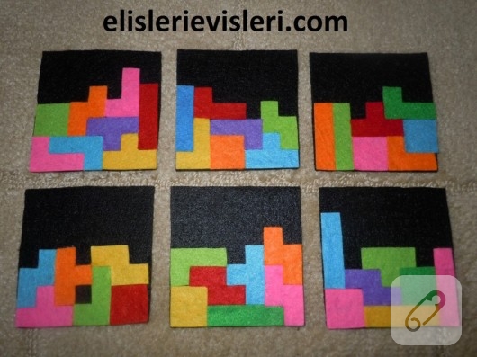 Tetris bardak altlıkları 