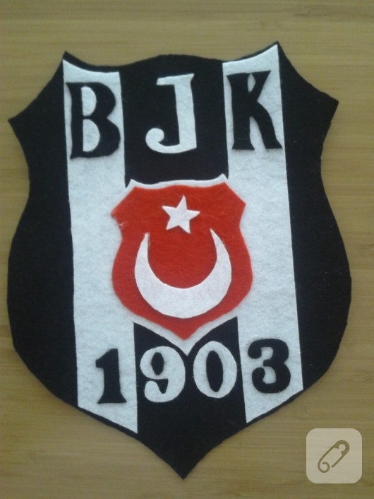 Keçe Beşiktaş amblemi