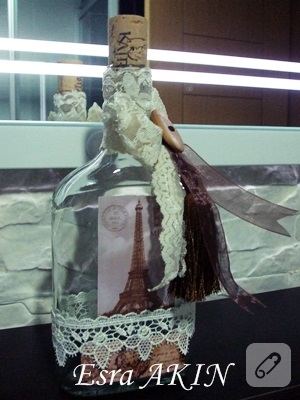 dekoratif şişe