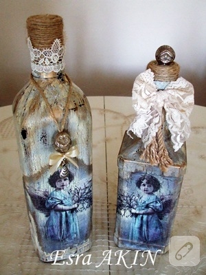 dekoratif şişeler