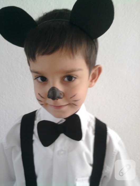 Çocuklar için fare kostümü