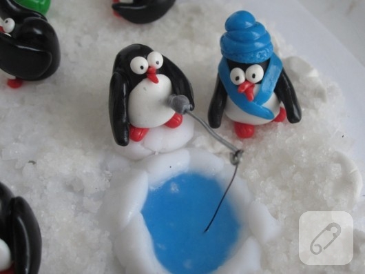 fimodan penguen yapımı