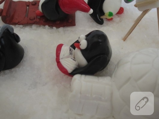 fimodan penguen yapımı