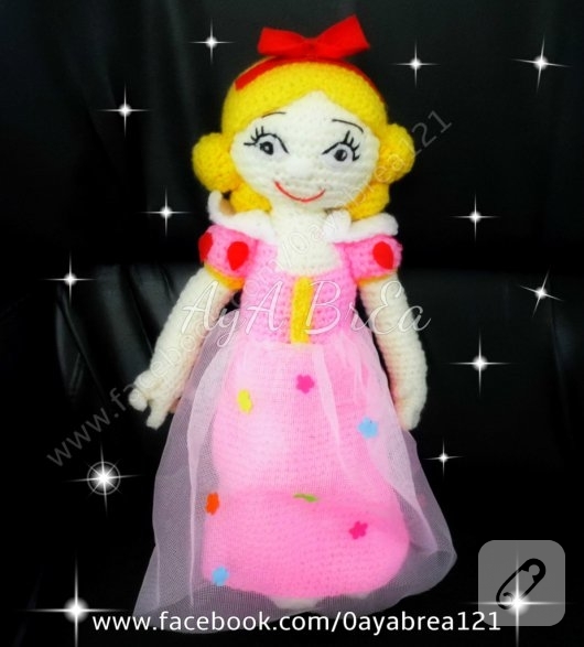amigurumi-pembe-elbiseli-prenses-bebek-orgu-oyuncaklar
