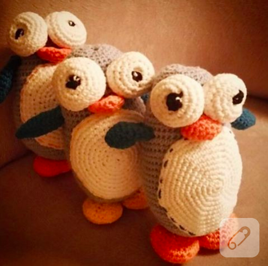 amigurumi-sevimli-orgu-penguen-oyuncaklar