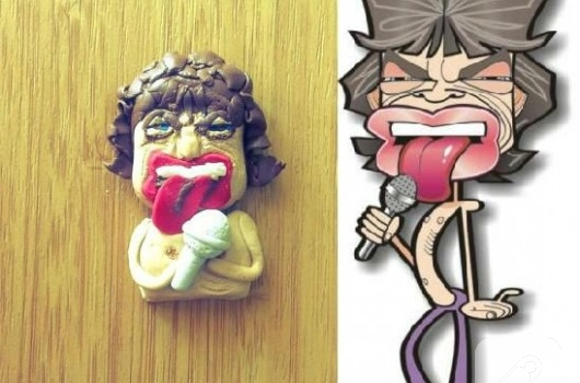 Minyatür Mick Jagger