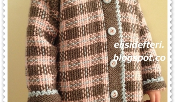 örgü manto, knitting 2