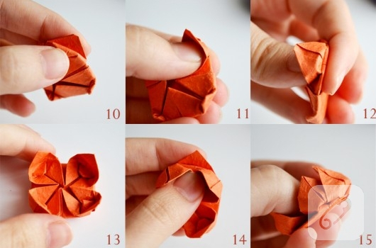 Origami nilüfer yapımı