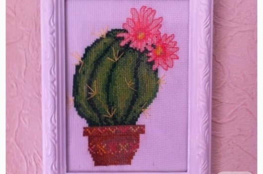 etamin-kaktus-desenli-cerceve-susleme