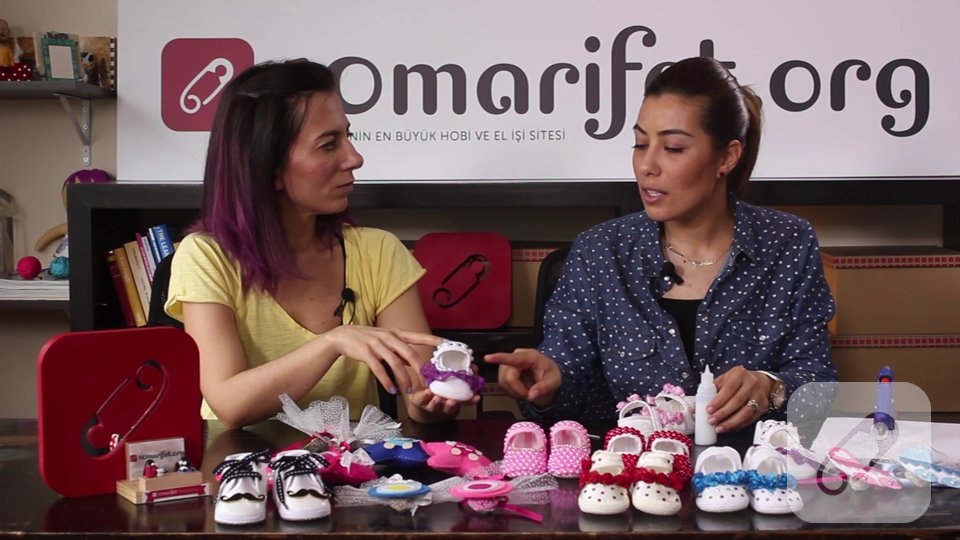 Video: Bebek ayakkabısı süsleme
