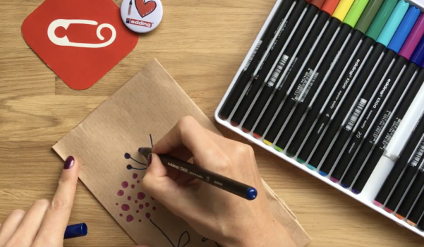 Video: edding keçeli kalemler ile hediye paketi süsleme