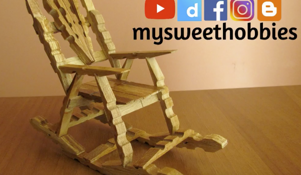 Video: Ahşap mandallardan sallanan sandalye yapımı