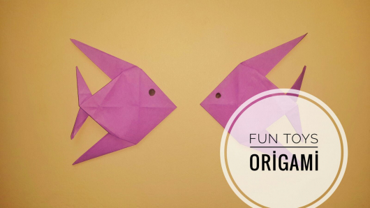 Kağıttan nasıl balık yapılır? Origami