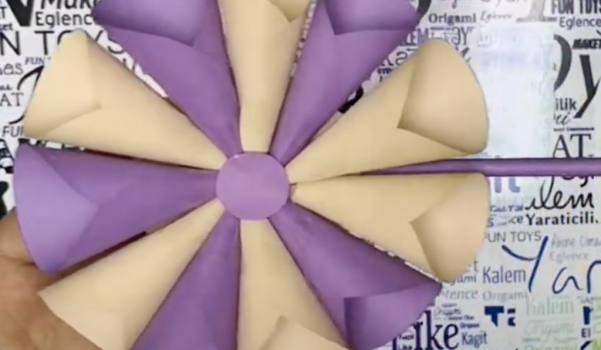 Video: Kağıttan papatya çiçek yapımı
